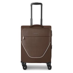 Stratic taska 4-Rollen Kabinentrolley S 55 cm mit Dehnfalte Reisetaschen 1 ct Braun Herren