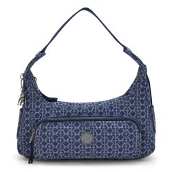 Kipling Denim Love Karis Schultertasche S 35 cm Handtaschen 1 ct Violett Damen