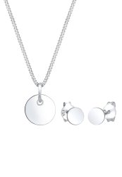 Elli - Schmuckset Kreis Design, Silber