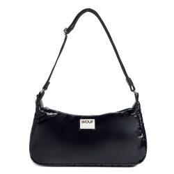 Wouf Glossy Schultertasche Handtaschen 1 ct Schwarz Damen