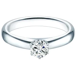 Trilani Ring aus Sterling Silber in silber mit Zirkonia Ringe 1 ct Damen