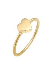 Elli Herz Love Liebe Valentinstag 925 Sterling Silber Ringe 1 ct Damen