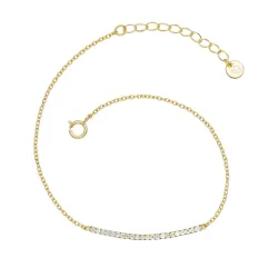 Glanzstücke München Armband Sterling Silber Zirkonia in Silber Armbänder & Armreife 1 ct Damen