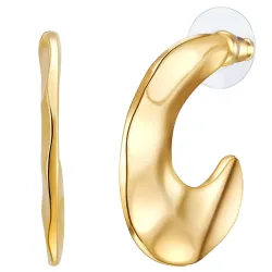 Yokoamii - Ohrhänger, 32mm, Gold