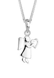 Elli Engel Herz Talisman Symbol 925 Sterling Silber Ketten 1 ct Damen