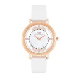 Rhodenwald & Söhne Armband-Uhr Lucrezia aus Echtleder in silber Uhren 1 ct Damen