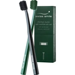 Swiss Smile Herbal Style Soft Toothbrush Set Zahnpasta 2 ct Damen