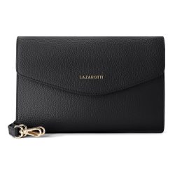 Lazarotti Bologna Leather Clutch Handtaschen 1 ct Schwarz Damen