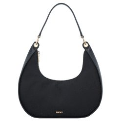 DKNY Abby Schultertasche Accessoire-Trend für Herbst & Winter 2024 1 ct Schwarz Damen