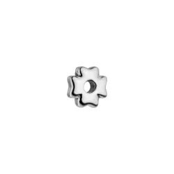 Purelei LEI Clover Bubble Charm 100% Edelstahl Charms & Anhänger 1 ct Grau