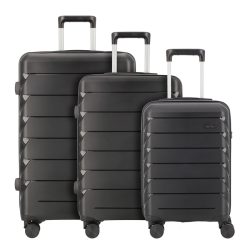 d & n Travel Line 4100 4 Rollen Kofferset 3-teilig Reisetaschen 1 ct Schwarz Herren