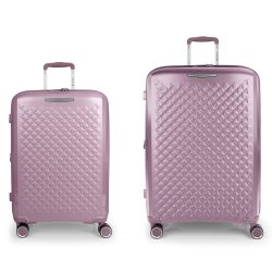 Gabol Queens 4 Rollen Kofferset 2-teilig mit Dehnfalte Reisetaschen 1 ct Blau Herren