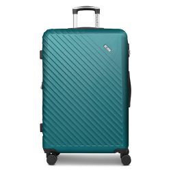 CHECK.IN Paradise 2.0 4 Rollen Trolley L 78 cm mit Dehnfalte Reisetaschen 1 ct Petrol Herren