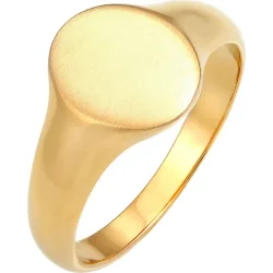 KUZZOI Basic Cool Siegelring Herren Matt 925 Silber Ringe 1 ct