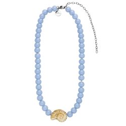Purelei Blue Lagoon Kette 100% Edelstahl Ketten 1 ct Grau