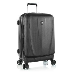 Heys Vantage 4 Rollen Trolley M 66 cm mit Dehnfalte Reisetaschen 1 ct Schwarz Herren