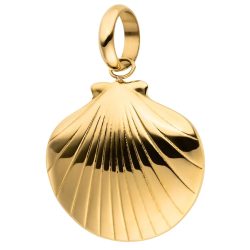 Purelei Seashell Charm 100% Edelstahl Ketten 1 ct Hellbraun