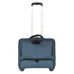 Dermata 2 Rollen Businesstrolley 41 cm Laptopfach Reisetaschen 1 ct Violett Herren