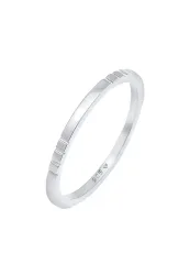 Elli Stapelring Bandring Schmal Trend 925 Silber Ringe 1 ct Damen