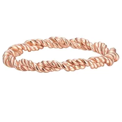 Glanzstücke München Ring Sterling Silber in Roségold Ringe 1 ct Damen