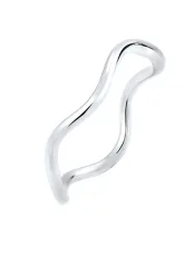 Elli - Ring Wellen Design, 56mm, Silber