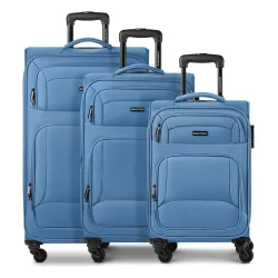 Smartbox Edition 04 4 Rollen Kofferset 3-teilig mit Dehnfalte Koffer & Trolleys 1 ct Grau Herren