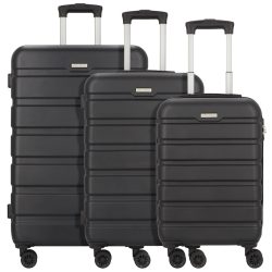 Worldpack Phoenix 4 Rollen Kofferset 3-teilig Reisetaschen 1 ct Schwarz Herren