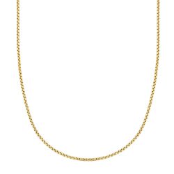 Glanzstücke München Halskette aus Edelstahl in Gelbgold Ketten 1 ct Damen