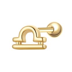 Glanzstücke München Piercing Sterling Silber gelbgold Ohrringe 1 ct Damen