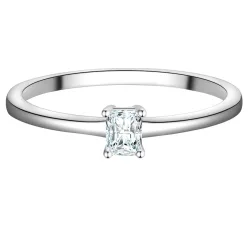 Trilani Ring aus Sterling Silber in silber mit Zirkonia Ringe 1 ct Damen