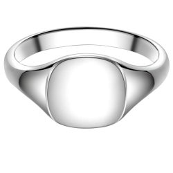 Männerglanz Ring aus Sterling Silber in Silber Ringe 1 ct Herren