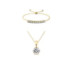 MYC-Paris Kristall-Mia-Geburtsstein-Set Schmuck-Set 1 ct Damen
