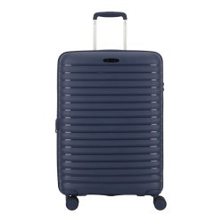 d & n Travel Line 4500 4 Rollen Trolley M 65 cm mit Dehnfalte Reisetaschen 1 ct Schwarz Herren