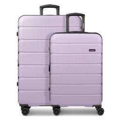 Saxoline Miami 4-Rollen Kofferset S + L mit Dehnfalte Koffer & Trolleys 1 ct Grau Herren