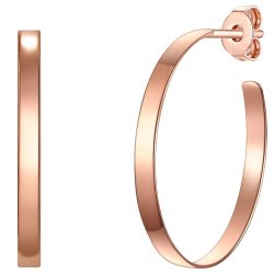 Glanzstücke München Creolen aus Sterling Silber in roségold Ohrringe 1 ct Damen