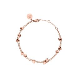 Purelei Alohi Heart Armband 100% Edelstahl Armbänder & Armreife 1 ct Hellbraun Damen