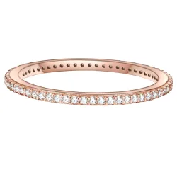 Glanzstücke München Ring aus Sterling Silber in roségold mit Zirkonia Ringe 1 ct Damen