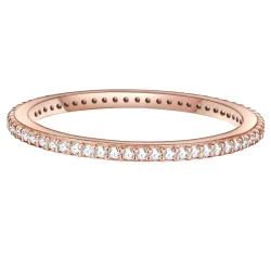 Glanzstücke München Ring aus Sterling Silber in roségold mit Zirkonia Ringe 1 ct Damen