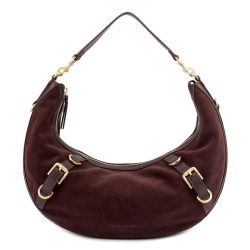 LES VISIONNAIRES Enya Schultertasche Handtaschen 1 ct Braun Damen