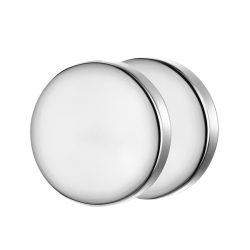 True Rebels Ohrstecker aus Edelstahl in Silber Ohrringe 1 ct Herren