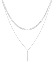 Elli PREMIUM Panzerkette Massiv Basic Layer Look 925er Silber Ketten 1 ct Damen