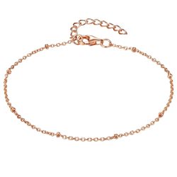 Lulu & Jane Armband aus Sterling Silber in Roségold Armbänder & Armreife 1 ct Damen