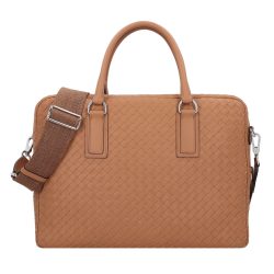 abro Lotus Henkeltasche Accessoire-Trend für Herbst & Winter 2024 1 ct Braun Damen