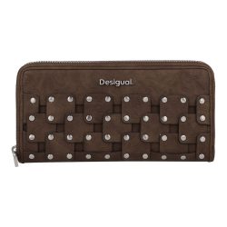Desigual New Patch Damengeldbörse Portemonnaies 1 ct Braun Herren