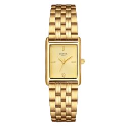 Glanzstücke München Armband-Uhr aus Edelstahl in gelbgold Uhren 1 ct Damen