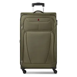 Wenger Beaumont 4-Rollen Trolley XL 87 cm Sondergrösse mit Dehnfalte Koffer & Trolleys 1 ct Grün Herren