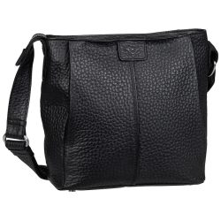 Voi Hirsch Beatrix Umhängetasche Leder 22 cm (One Size) Handtaschen 1 ct Schwarz Damen
