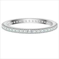 Glanzstücke München Ring aus Sterling Silber in silber Ringe 1 ct Damen