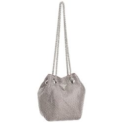 Guess Twiller Beuteltasche Handtaschen 1 ct Silber Damen