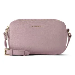 Lazarotti Bologna Leather Umhängetasche Handtaschen 1 ct Silber Damen
